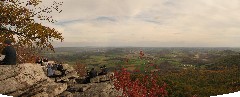 Panorama; pinnacle point; Appalacian Trail Pennsylvania